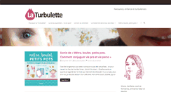 Desktop Screenshot of laturbulette.com