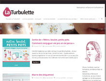 Tablet Screenshot of laturbulette.com